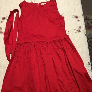 Crewcuts Girl's Red Sleeveless Dress Size 8--Perfect for the Holidays!